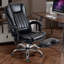 Fauteuil de massage avec chauffeur et repose-pieds