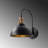 Stylish Wall Lamp, Black & Antique Finish, 10.6 x 10.6 x 14.2 Inches | Durable Metal Body, E 27 Socket, Max 15 W | Perfect for Bohemian, Industrial & Scandinavian Decor | Modern Lighting Solution for Home-918447981