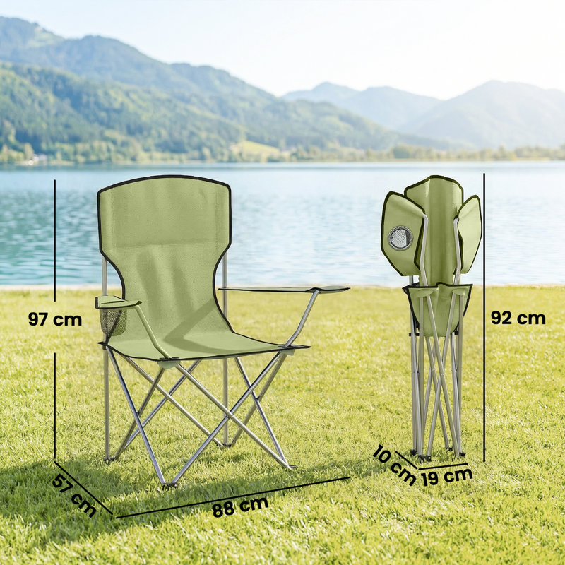 Folding Camping Chair, Green