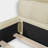 Katence Elegant Linen Queen Platform Bed with Upholstered Headboard and Solid Frame Stability-908013333