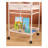 Minimalist Iron Tall Parrot Cage with Side Breeding Nest Box
