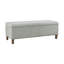 Banc de rangement à fermeture douce