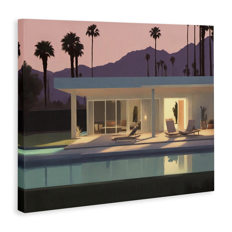 «Summer Pool Reflection» par Noah Bay, H 16 po x l 20 po