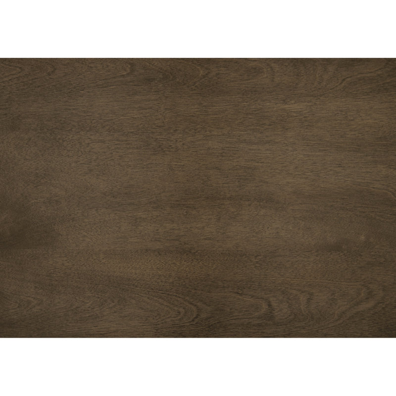 Table de salle à manger brune contemporaine pour 6 personnes