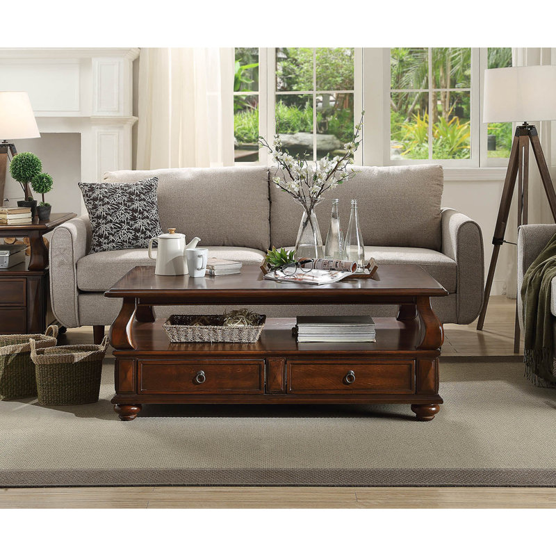 Emiliano Solid Wood Single Coffee Table