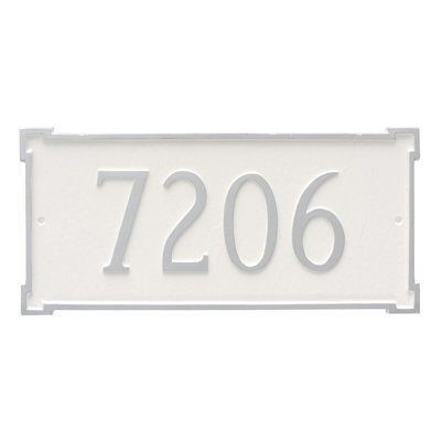 Plaque d'adresse sur 1 ligne New Yorker