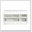 Stackable Wall Mounted Storage Cabinet, 15.75 "D x 35.43" W x 19.69 "H