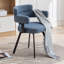 Chaise d'appoint pivotante à dossier plein Cahlil-356820996