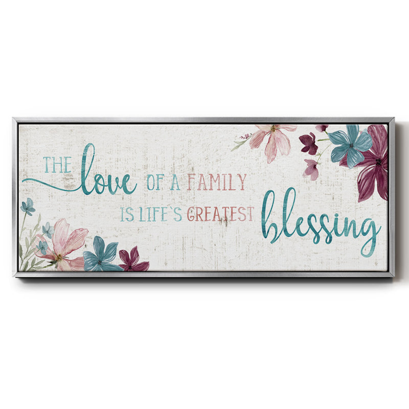 Life's Greatest - toile encadrée, H 20 po x l 50 po