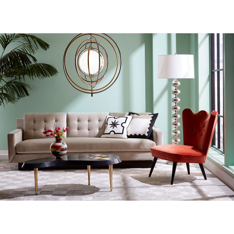 Ripple Slipper Chair, Venice Rust