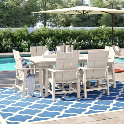 POLYWOOD x Sol 72 7-Piece Modern Dining Set