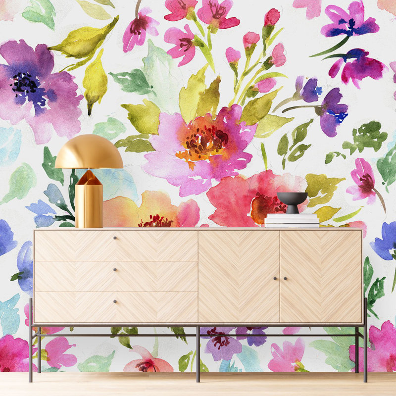 Peel & Stick Wall Mural, 10.42' W x 10.42' L
