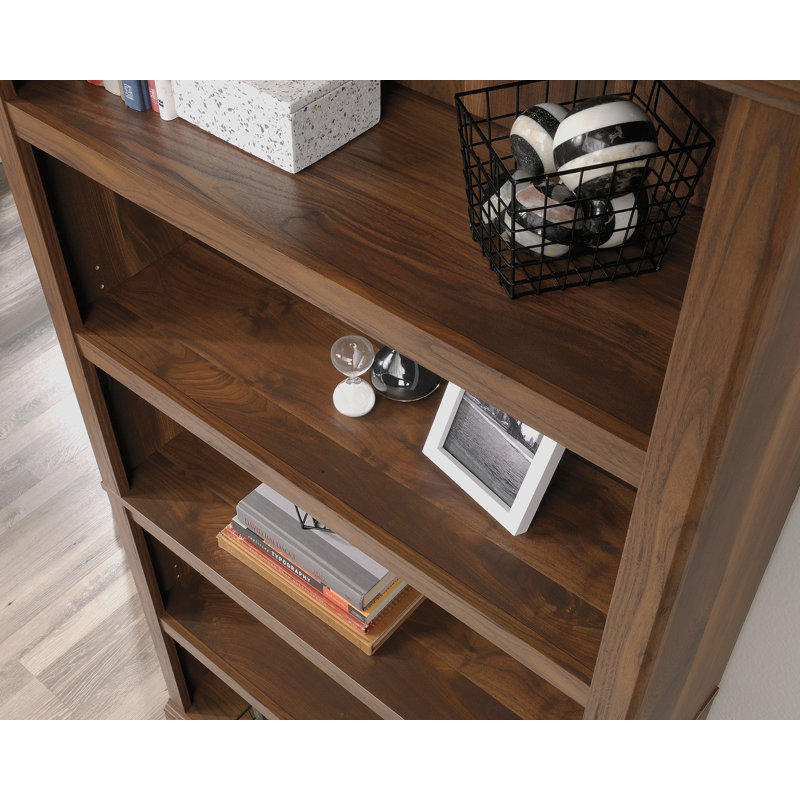 Brunoy 5 Shelf Bookcase Mo 3A, Grand Walnut