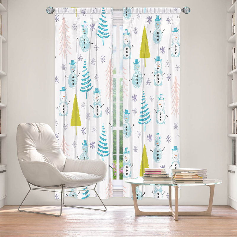 Paire de rideaux obscurcissant en polyester Heavenor, L 20 po x L 82 po