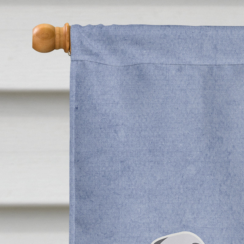 Polyester 2 côtés 40 x 28 po welcome drapeau maison, Setter anglais