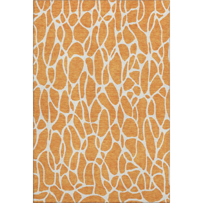 Premium Machine Washable Guada AMF1024 Geometric Rug