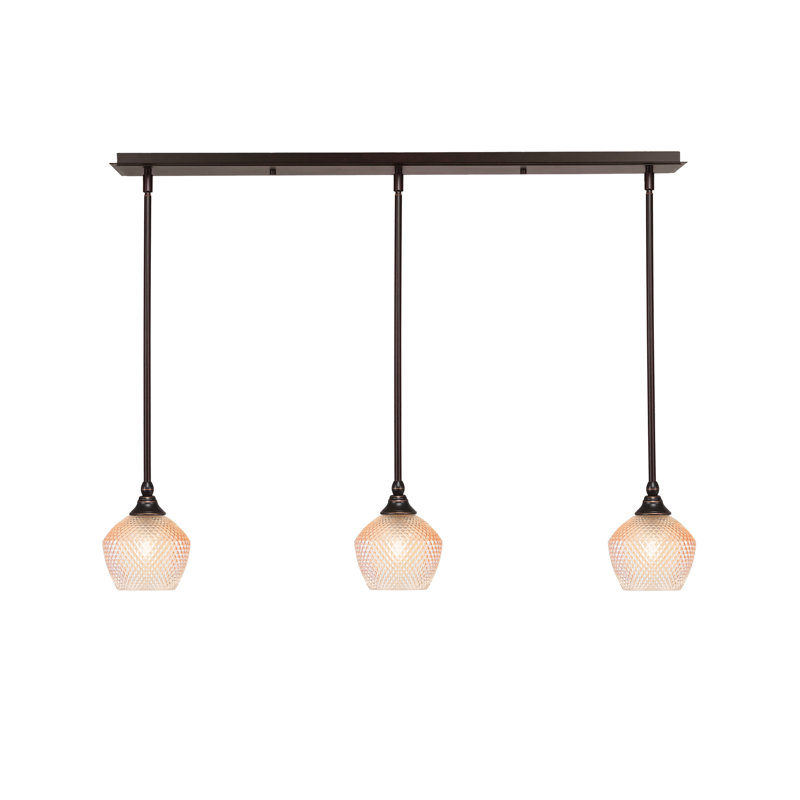 Luminaire suspendu suspendu 3 lumières Pickering