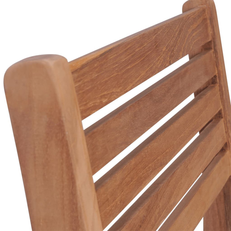 Chaise de terrasse en teck Kratzerville