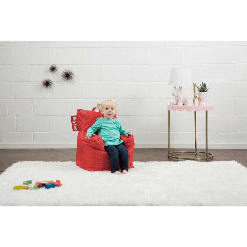 Petit fauteuil à billes Big Joe, Rouge flamme