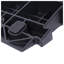 Rampe de trottoir portative en plastique pour automobile, hauteur de 4 pouces, noir