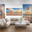 «Beautiful Cloudscape over Beach», reproduction de photo sur toile tendue-19240207