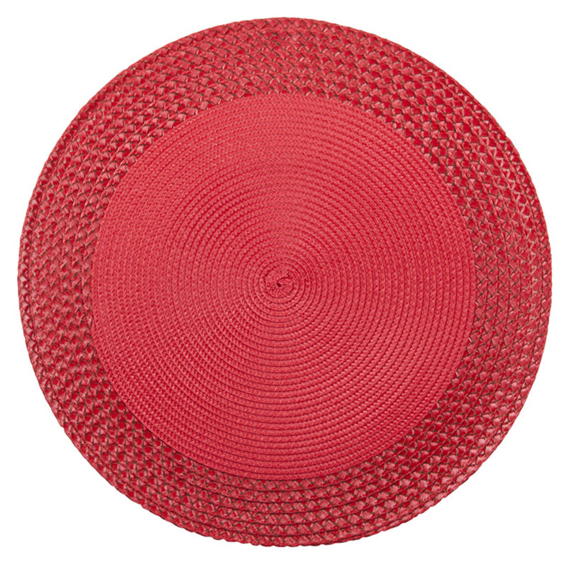 Récapitulatif rond en vinyle, Rouge
