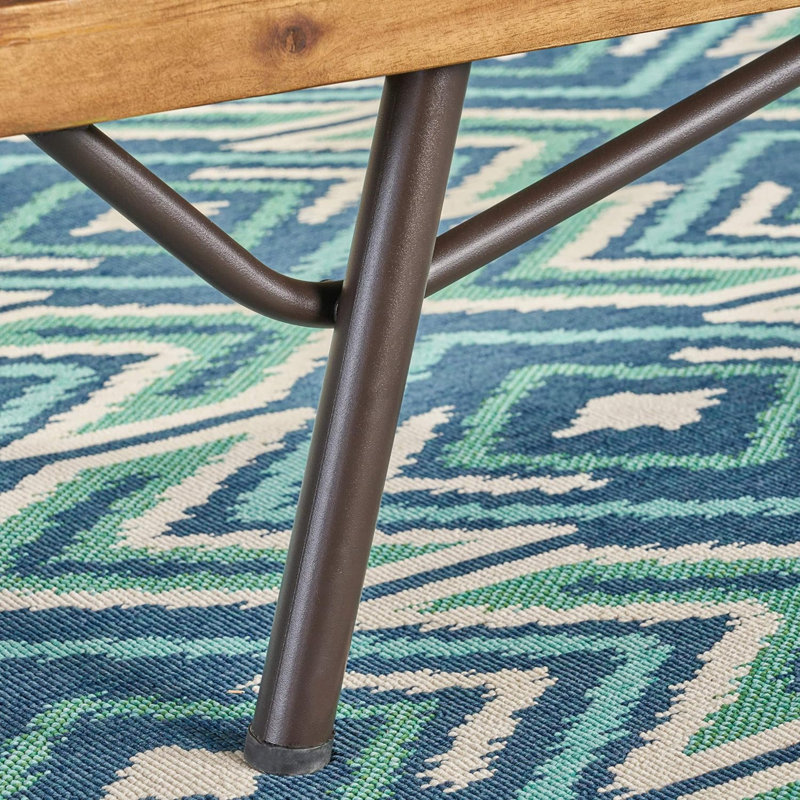 Causeuse d'extérieur avec table basse Canoga