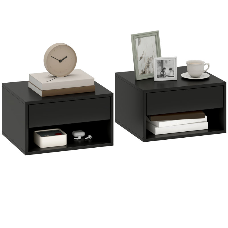 37cm W Particle Board Bedside Table