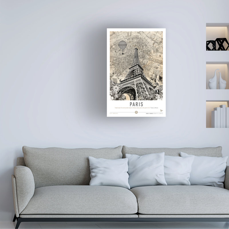 Art sur toile «Bachelor Simon Goggin Paris 2», H 19 po x l 12 po