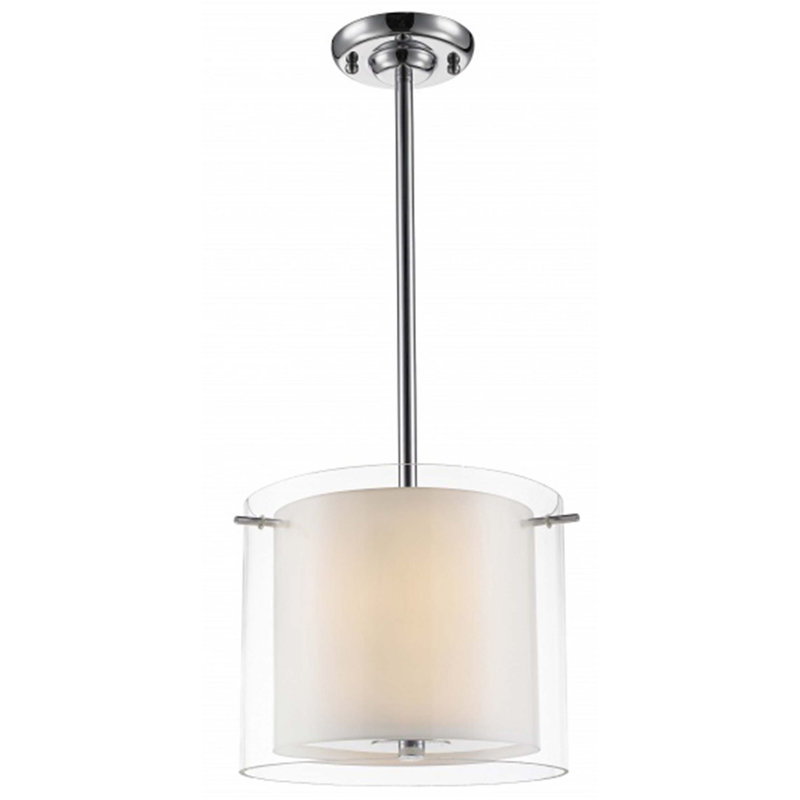 Luminaire suspendu tambour 1 lumière Abingdon