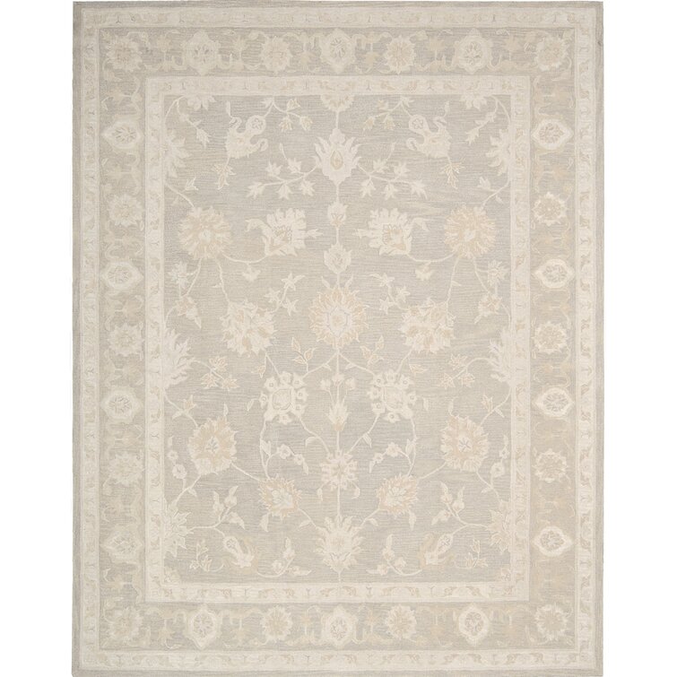 Ridgeville Hand-Tufted Wool Beige Area Rug