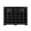 Sleek Design 24 Shoe Cubby Console, Modern Shoe Cabinet With Curved Base, Versatile Sideboard With High-Quality For Hallway, Bedroom, Living Room-1160379414