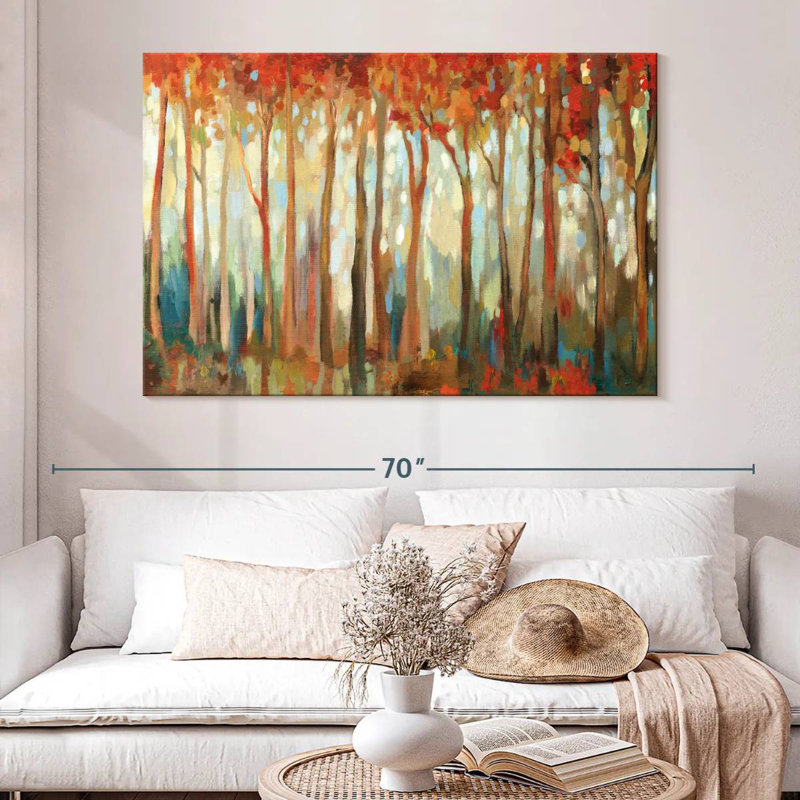 Forêt de marbre Harnek Autumn I, H 34 po x l 51 po