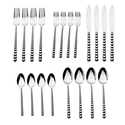 Rondure 20 - Piece Stainless Steel Flatware Set - Service for 4