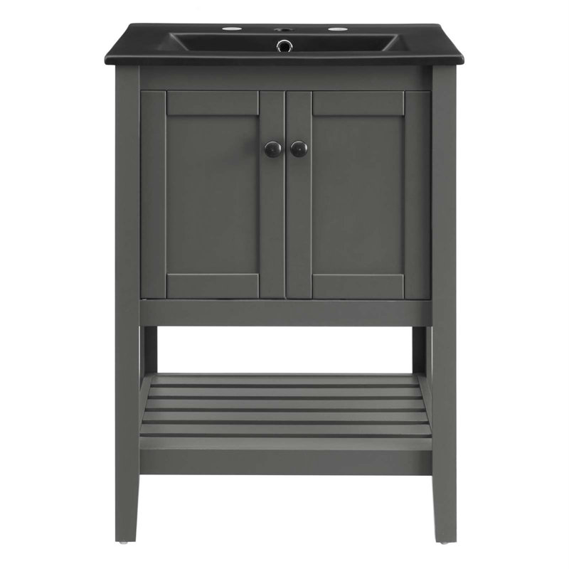 Modway Prestige 24" Bathroom Vanity, Gray
