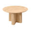 Table de salle à manger ronde 47 "pour 4-6, base épaissie à piédestal croisé, table de cuisine pour le salon de la cuisine-552260136