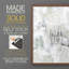 Impasto Poem III - reproduction encadrée de qualité supérieure - prête à être accrochée - aucun clou requis - aucun clou requis-108005650-108005644