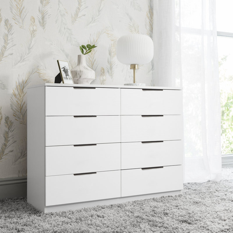 Glenhaven 4 Piece Bedroom Set, Pure White