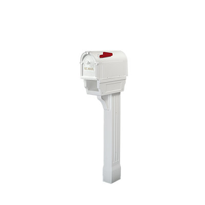 Poteau décoratif avec porte-journal l 8,25 po x H 53 po Hampton