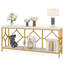 70.86'' Extra Long Entryway Accent Table, 2 Tier Console Sofa Tables-209094320