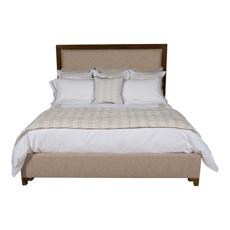 Louise/Lawrence Upholstered Bed, Navada Mushroom, King, Havana