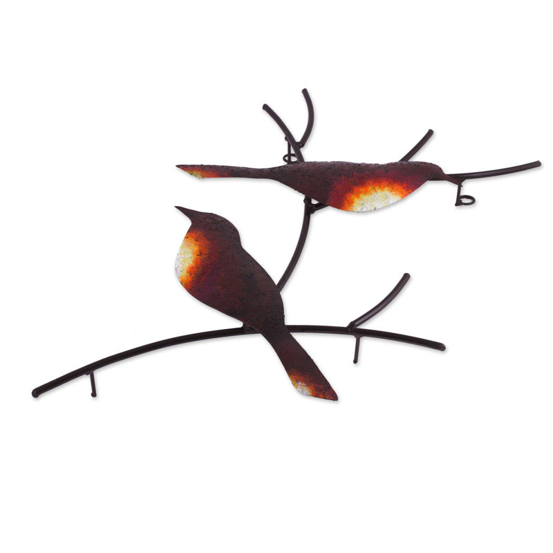 « pair of arrows », art mural en acier