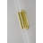 Modern 2-Light Brass Wall Sconce 