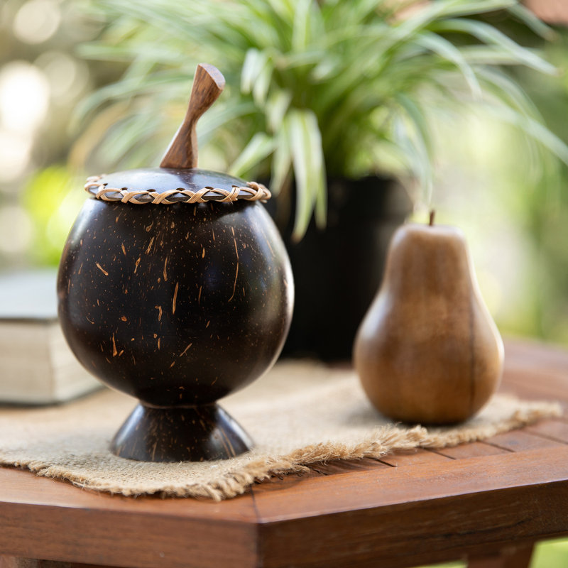 Boîte décorative en coquillage pour baies de coco Tengelsen