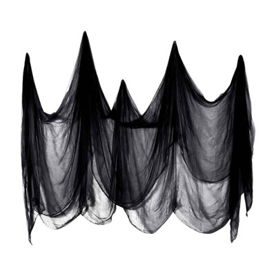 Halloween Gauze Yarn Yarn Dyed Festival Polyester Decorative Cloth Scene Layout Props