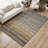 Machine Washable Indoor/Outdoor Emelia ACN2315 Stripes Rug-2002468539