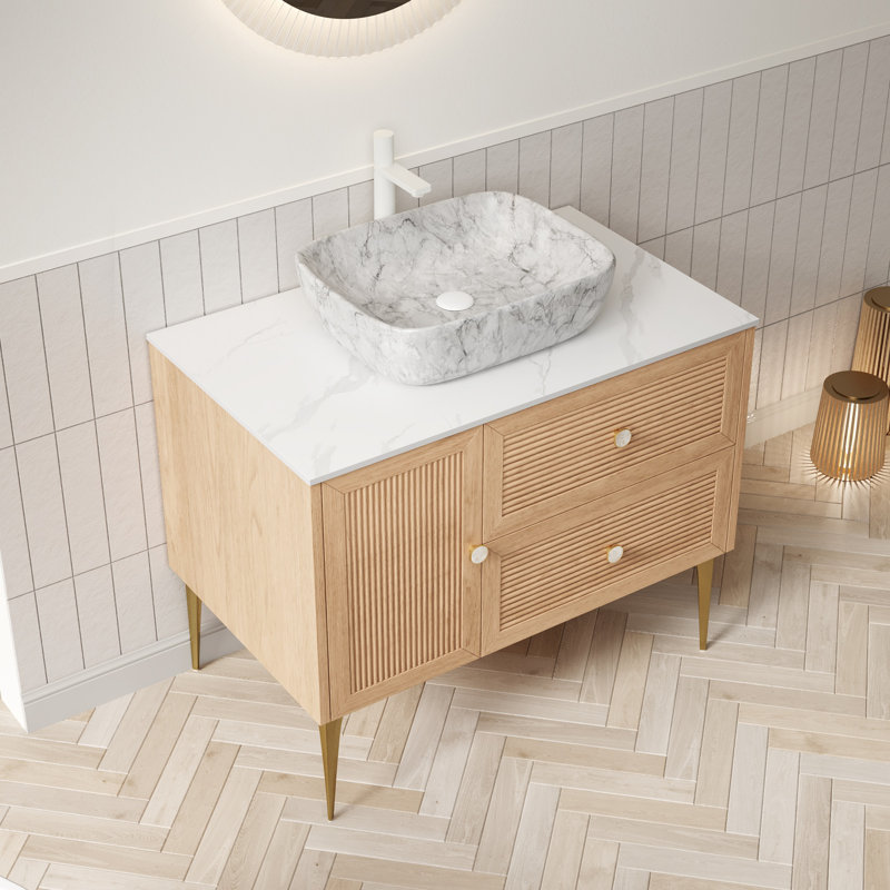 Meuble-lavabo simple 36 po avec comptoir