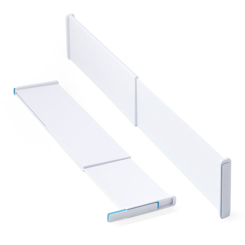 4" H x 0.8" W x 12.5" D Adjustable Multi-Purpose Drawer Organizer