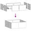 Planter 100X100Cm Steel-38147120-38147134