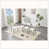White PU-4pcs